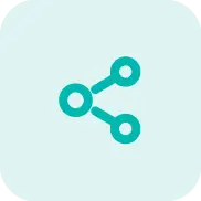 Share icon button used to share this content