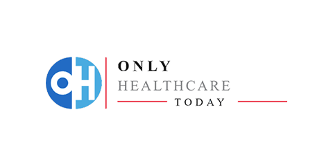 Only Healthcare Today logo: blue circular symbol with 'OH' next to the words 